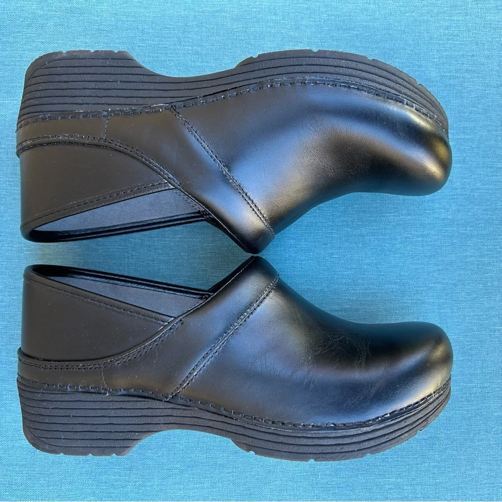 Dansko LT Pro leather clogs - black size 39 (US women’s 8.5-9) - Picture 5 of 12